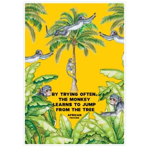 Monkey try Banana Safari