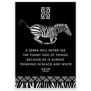 ZEBRA funny 1 Banana Safari