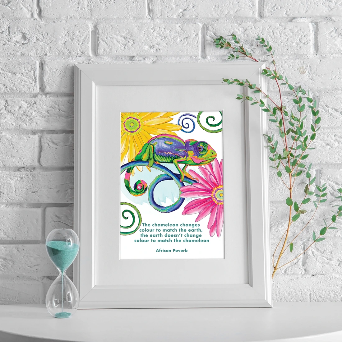 Chameleon Colour Print Banana Safari