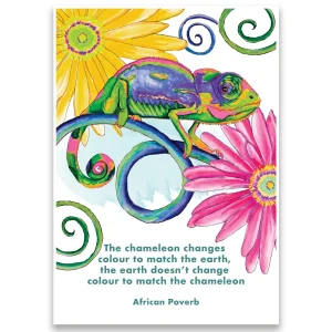 Chameleon Colour Print Banana Safari