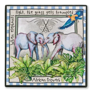 ELEPHANTS coaster Banana Safari