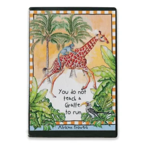 GIRAFFE Magnets Banana Safari