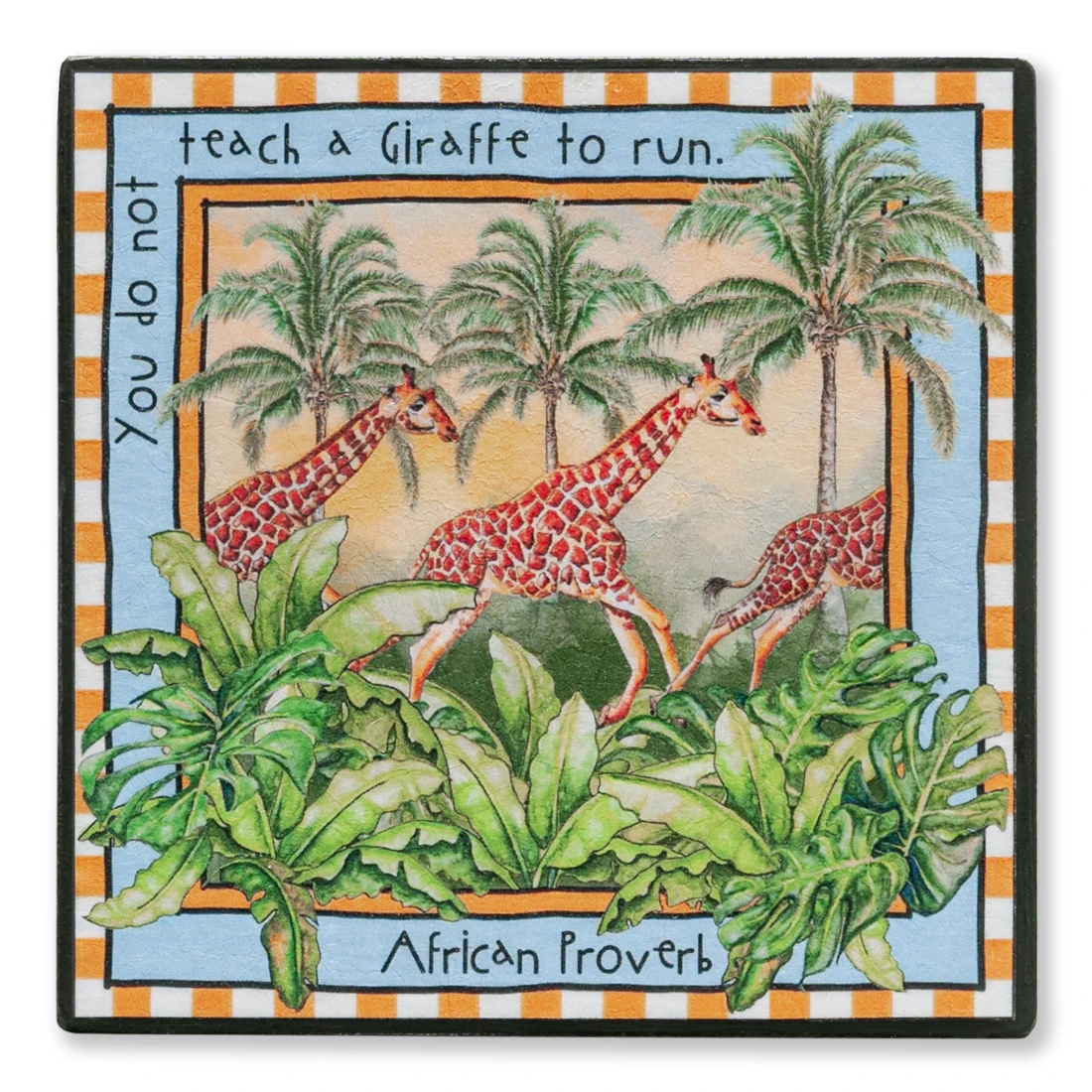 GIRAFFE coaster Banana Safari