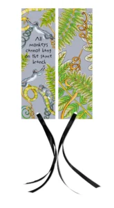 Monkeys-BookMark-Banana-Safari