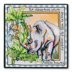 RHINOCEROS coaster Banana Safari