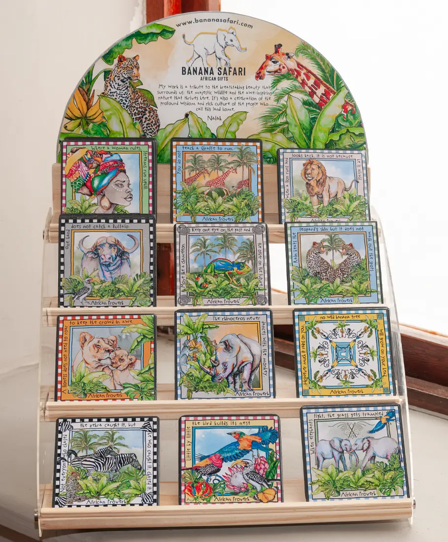 Coaster stand BananaSafari