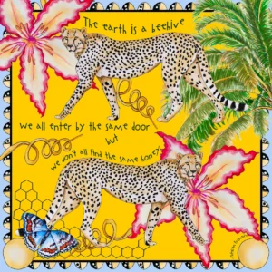 Banana Safari Honey print